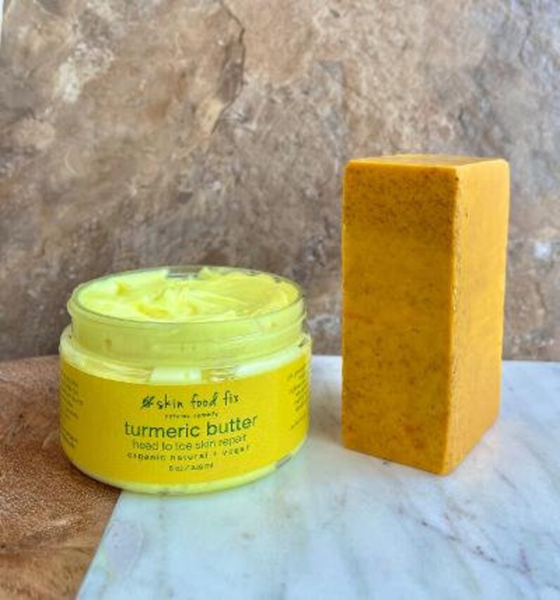 Turmeric Cream Body Lighten Dark Spots NILOTICA Shea Butter Etsy