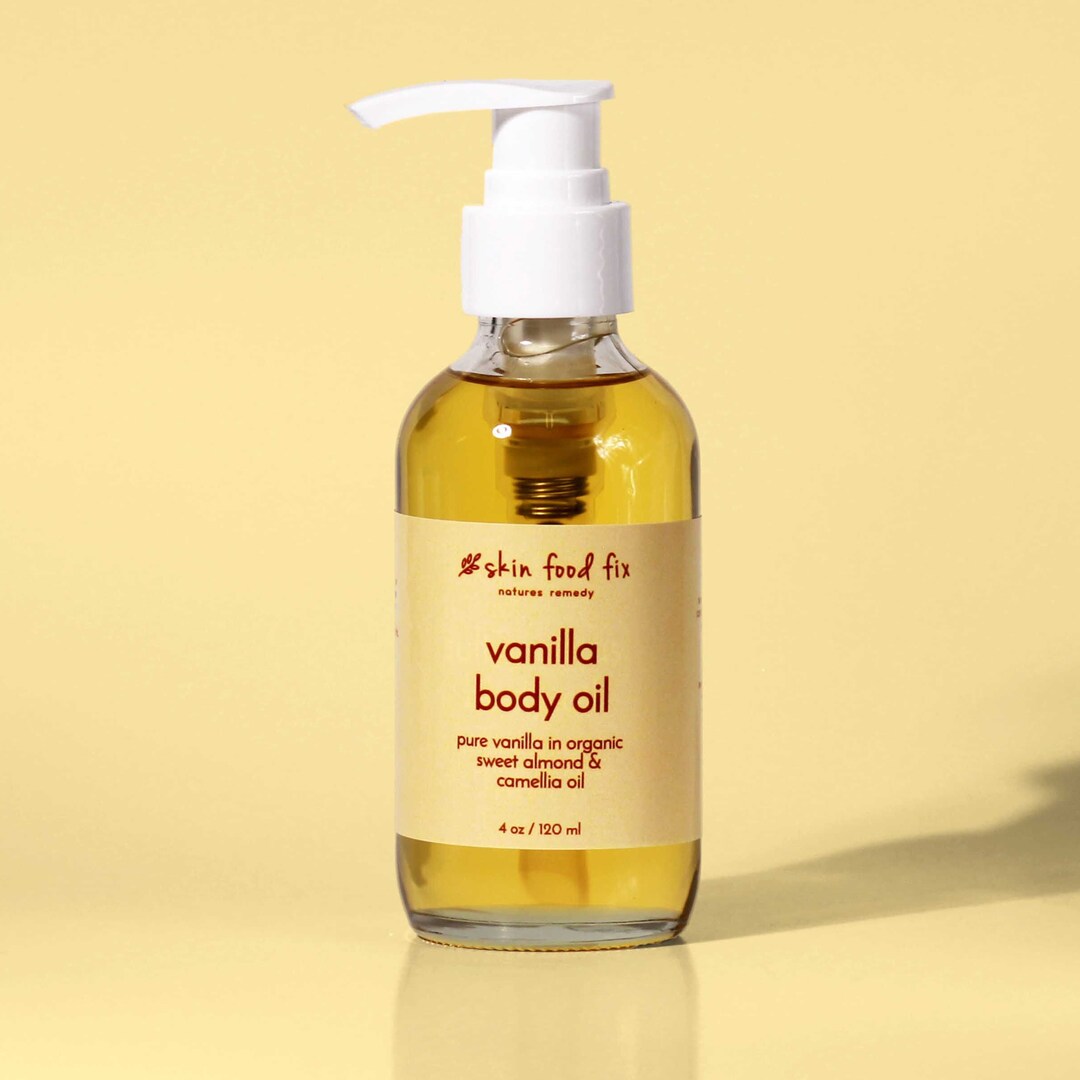 Organic Vanilla Body Oil, Vanilla Oil Spray, Vegan Skincare, Smells