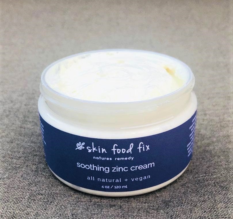 Zinc Cream Rosacea MSM, Zinc Skin mask, diaper balm all natural zinc,…