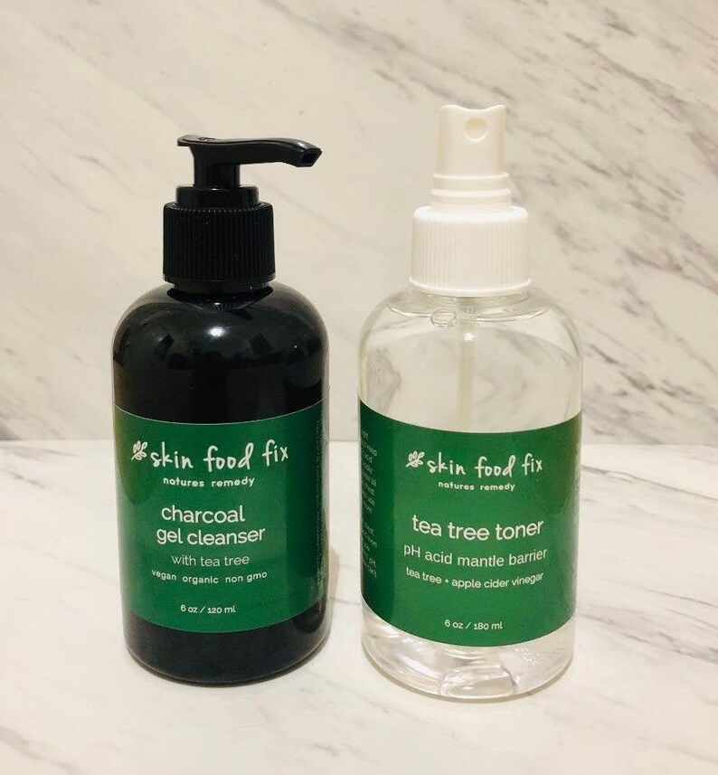 Rosacea Mites Demodex Tea Tree kills skin mites Cleanser Etsy