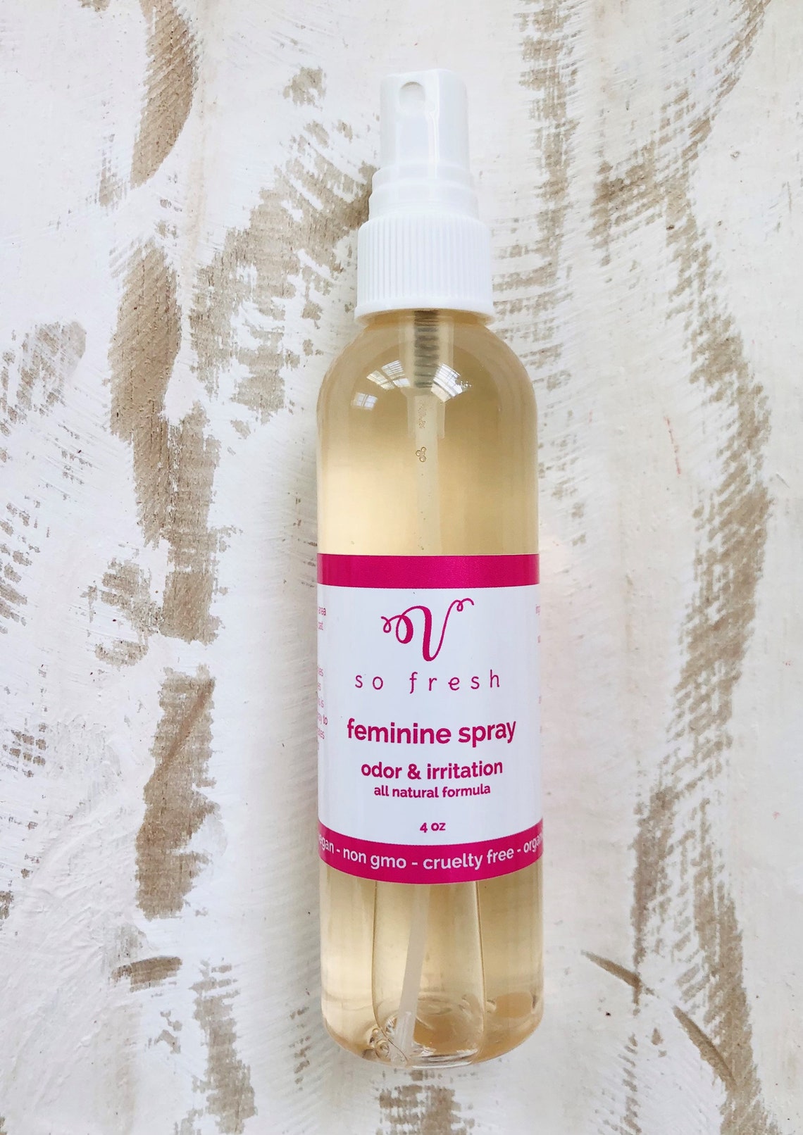 Feminine Hygiene Spray Odor Fast Clean up Organic Pure Clean Etsy