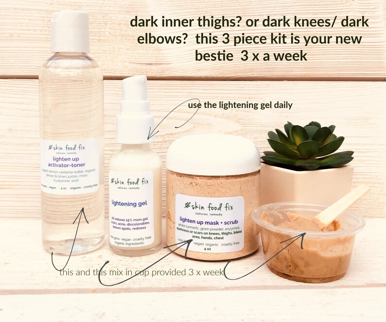 Lighten Bikini Area Dark Knees Lighten Skin Thighs White Etsy