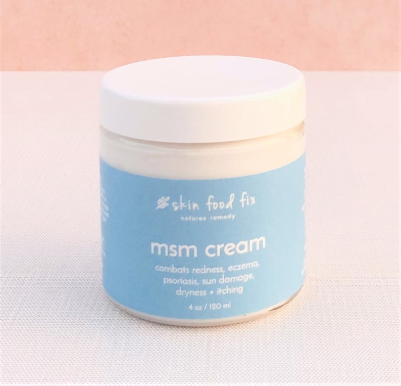 MSM Cream Rosacea MSM Psoriasis Eczema Skin Optimsm Acne Etsy