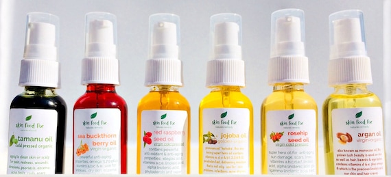 Jojoba Oil Face Eyes Pump Bottle And Roll On Applicator Hair Etsy