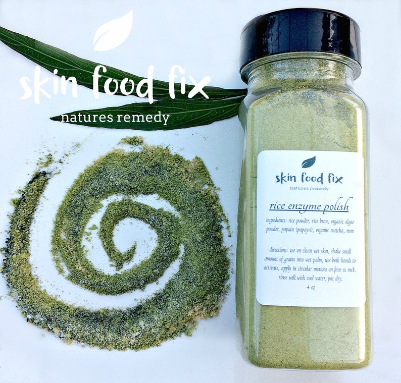 Rice Powder Enzyme Exfoliant Japanese Skin Care papya papain Etsy