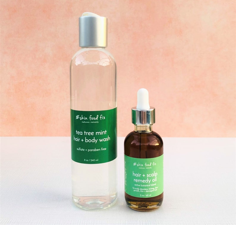 Malassezia Safe Shampoo Folliculitis Seborrheic Tea Tree Mint Etsy