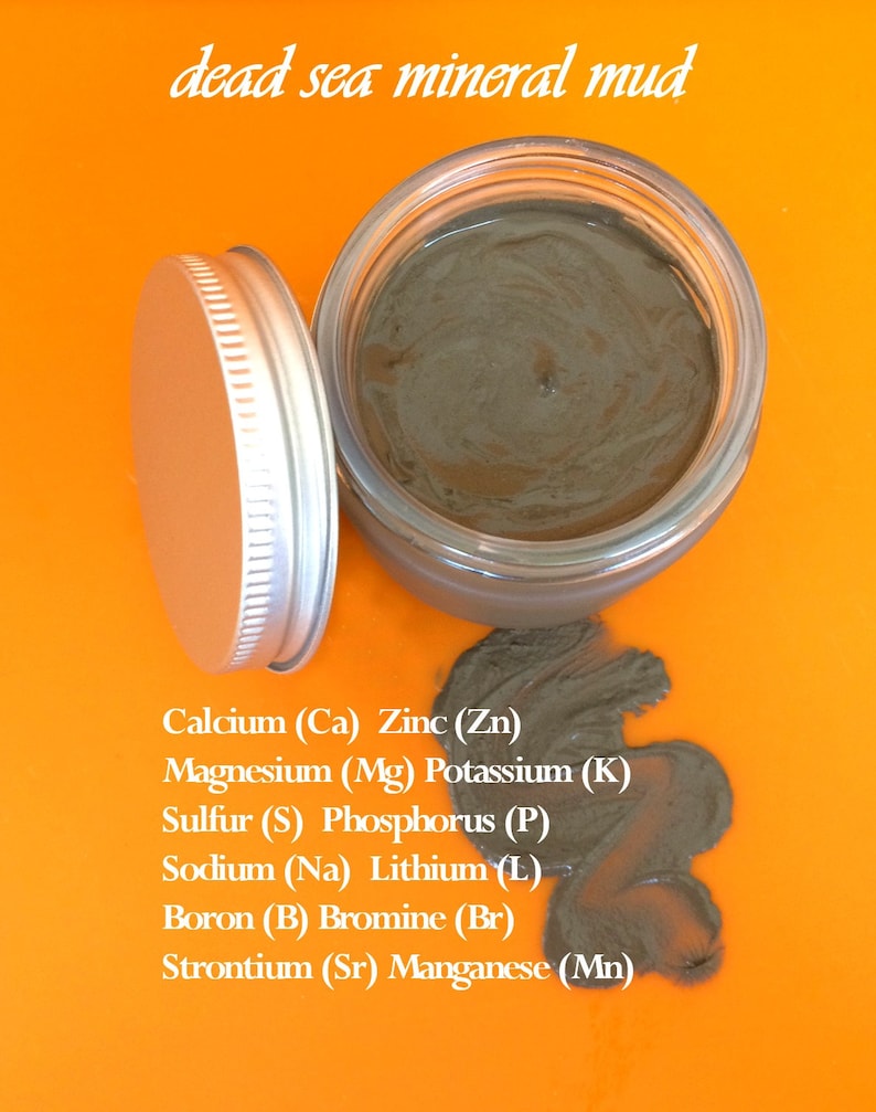 Mask Dead Sea Mud Clay Acne Psoriasis Antiaging Skin Green Etsy