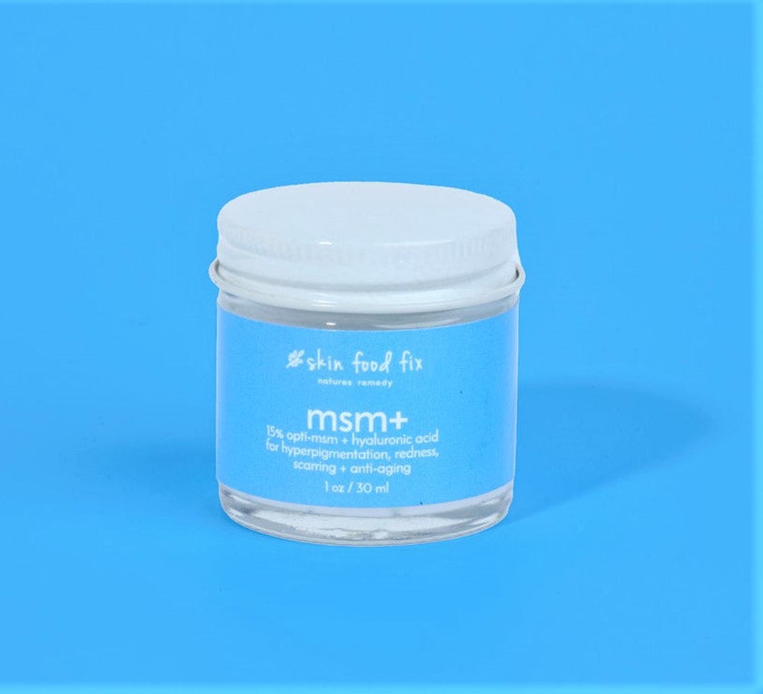 MSM Cream, Skin Cream Product Rosacea, Skincare Face Product MSM, Vegan No Fragrance Skin