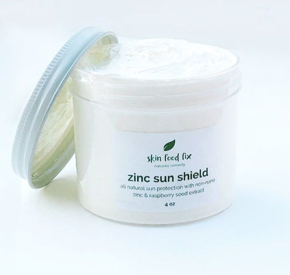 Safe Sunscreen Zinc Cream Sunblock All Natural Raspberry Seed Etsy