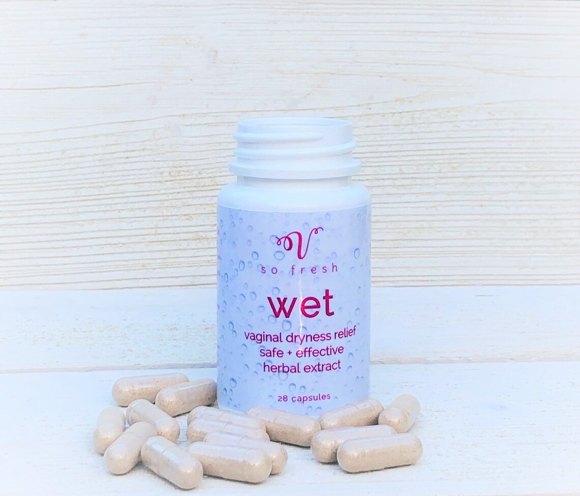 Menopause Hysterectomy Vagina dryness Wet Pills Moisture Etsy