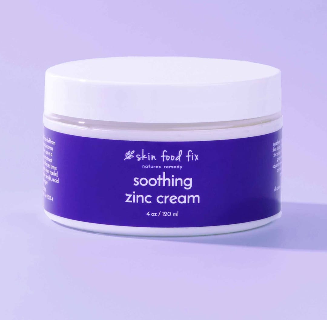 Zinc Cream Rosacea MSM, Zinc Skin Mask, Diaper Balm All Natural Zinc