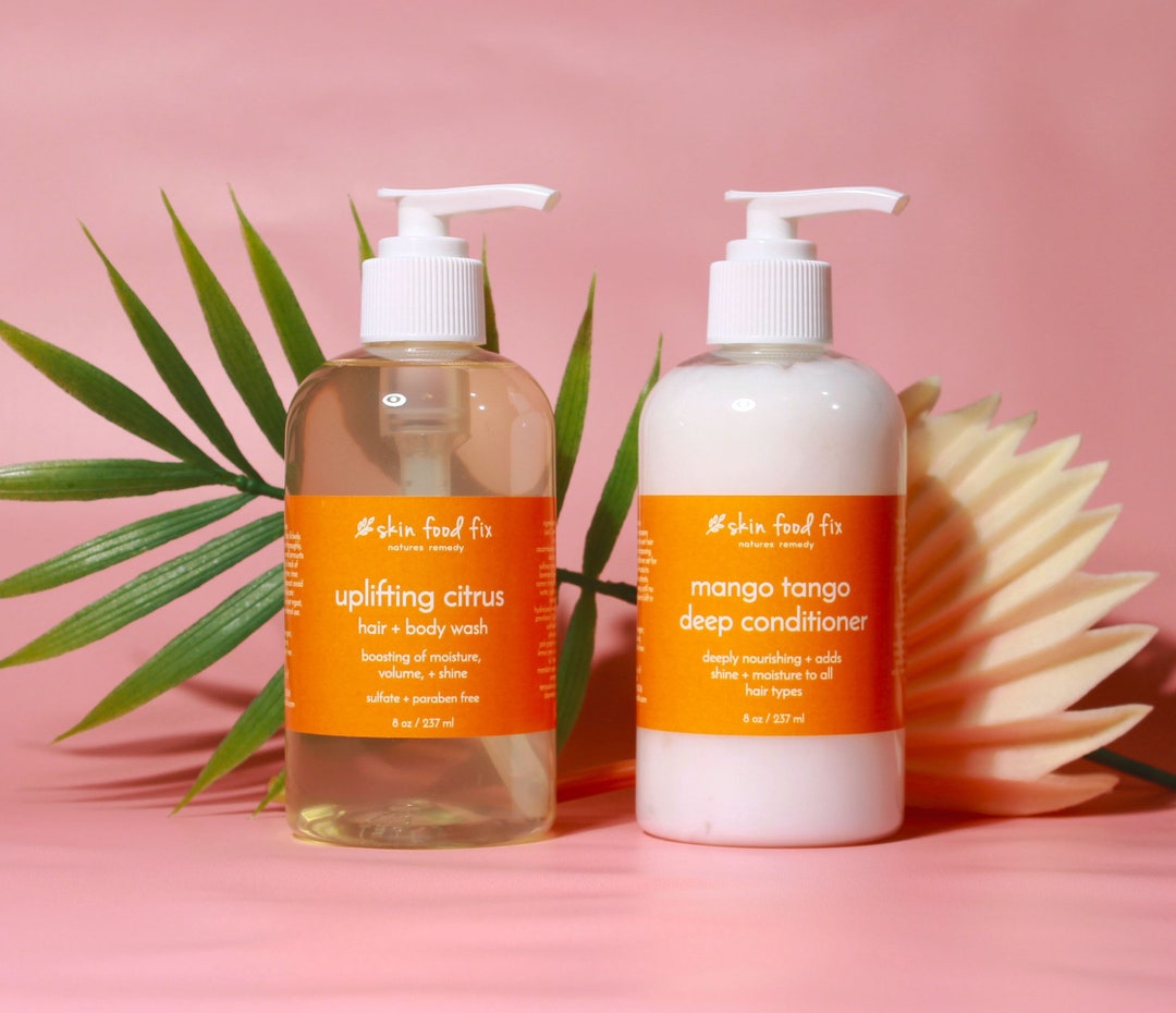 Shampoo Dry Hair, Citrus Mango Conditioner Hair Dryness, Shiny Hair Product Etsy