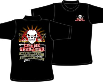 Crane Operator An Engineer With Common Sense T Shirt Etsy