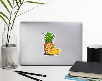 Cute pineapple sticker art