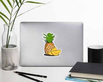 Süße Ananas Sticker Art