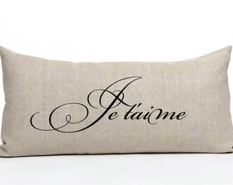 throw pillows with script writing