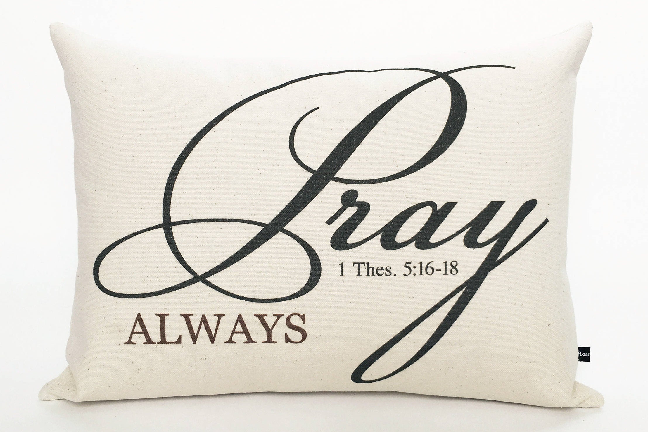 Pray Always pillow cover 1 Thes 51618 pillow Christian Etsy