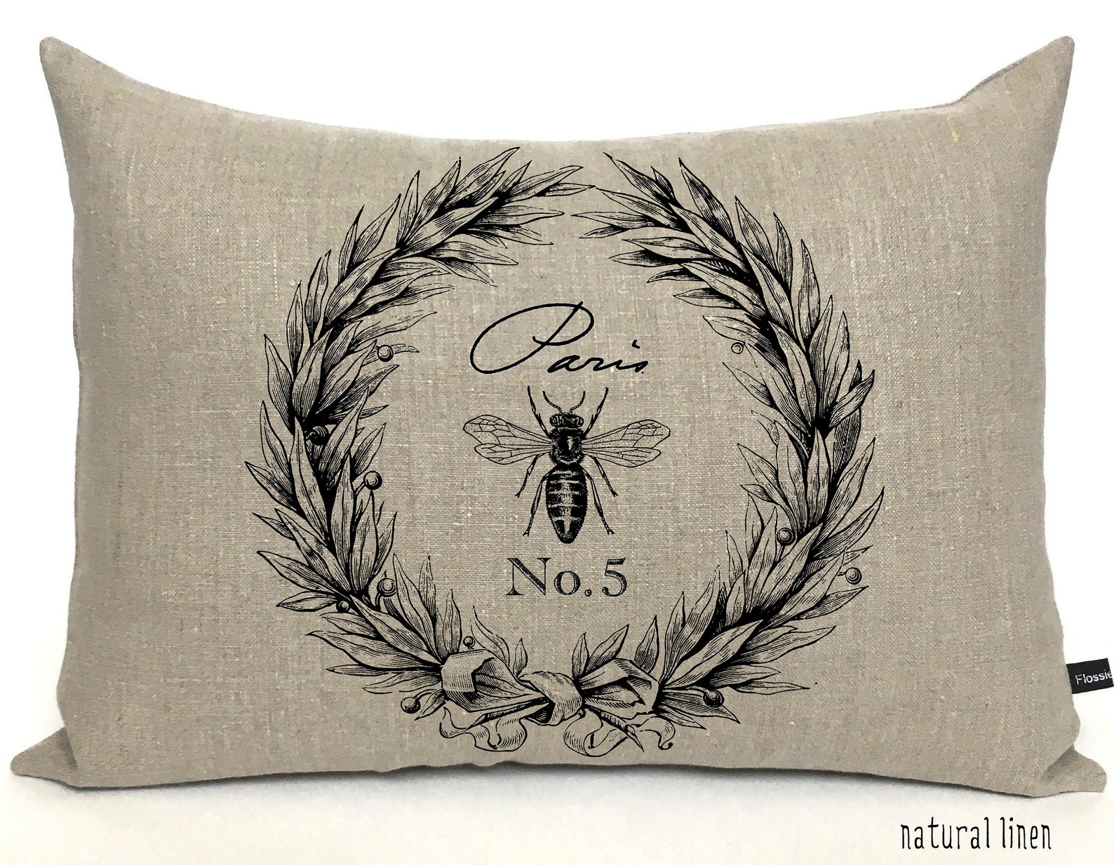Paris Queen Bee Pillow Cover French Lumbar Pillow French Etsy