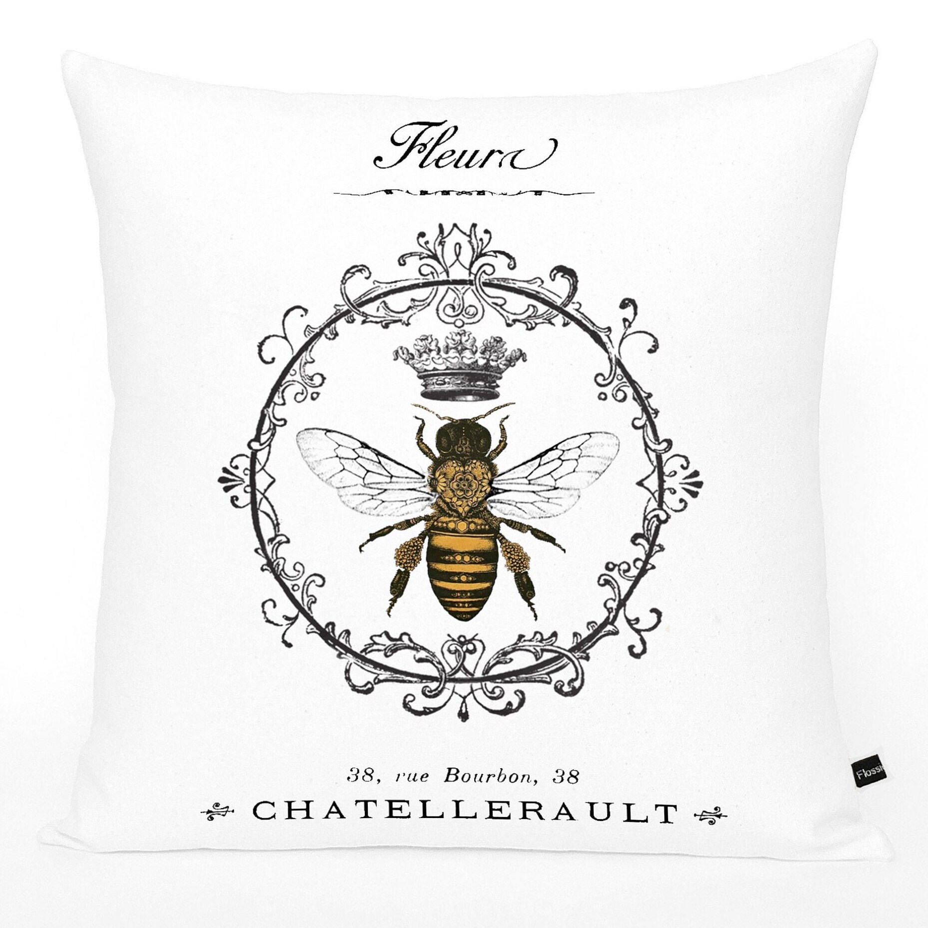 French Queen Bee pillow cover French Country Farmhouse Etsy