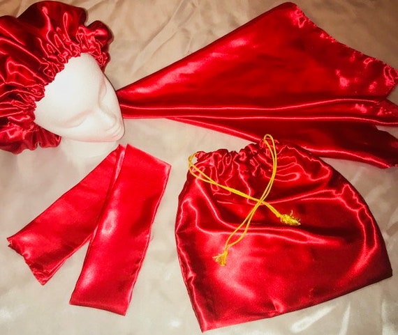 The Satin Hair Protection Set - (Solids) Multiple Colors!