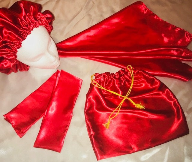 The Satin Hair Protection Set - (Solids) Multiple Colors!