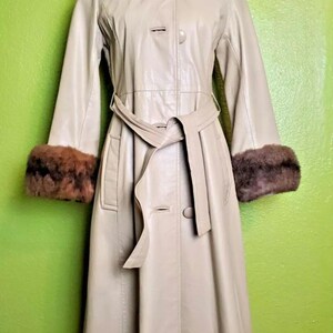 1960s Leather Trench Coat - Etsy 1960s Leather Trench Coat - Etsy