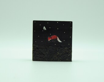 ACEO LE Art Card Print 2.5x3.5/" Hello Little Bird /" Cute Cat Art by Patricia
