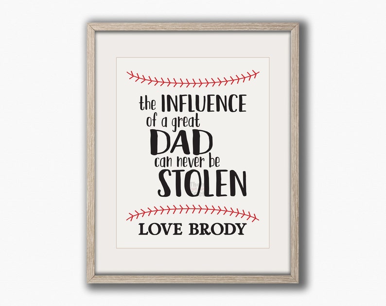 Dad Gift Ideas Baseball Dad Gift Fathers Day Gifts for Dad Personalized Gifts for Him Dad Gift Gifts for Dad Dad Baseball Gift