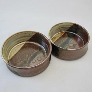 Small stoneware bowl, thrown on the wheel and high-fired