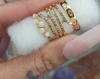 Midi Ring stack set #5