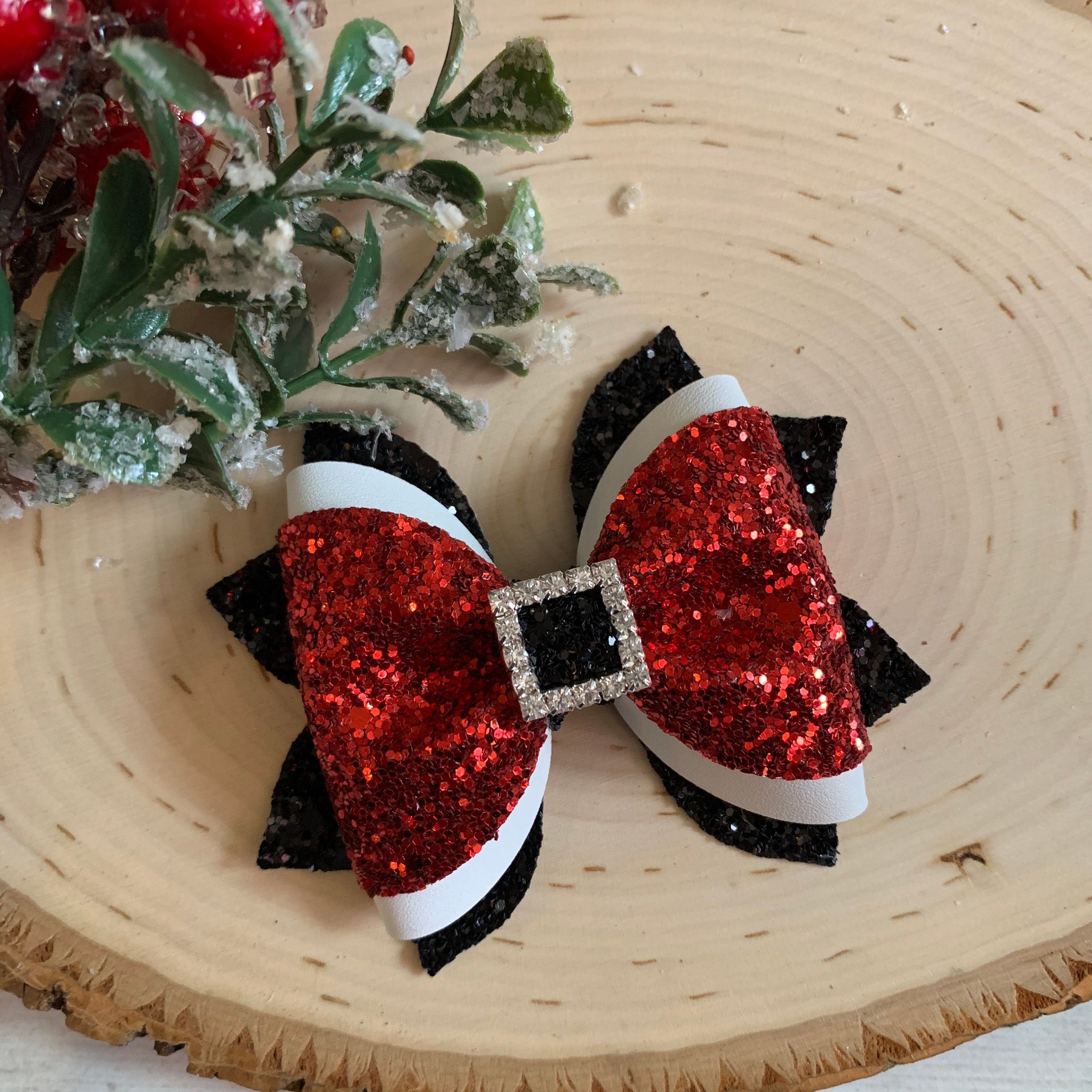 4 Piezas Buffalo Plaid Diademas Navidad Rojo Plaid Hair Bow 4 Piezas Buffalo Plaid Diademas Navidad Rojo Plaid Hair Bow