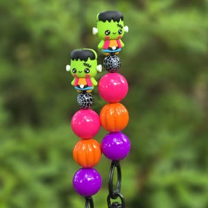 Halloween lanyard, candy corn, fall teacher lanyard, lanyard, teacher gift, ID badge holder, badge holder, ID holder, breakaway, teacher