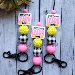 Ya&#39;ll gonna learn Teacher lanyard, lanyard for teacher, lanyard, teachers, teacher gift, ID badge holder, badge holder, breakaway, teacher