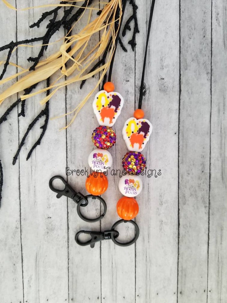 Halloween Lanyard Teacher Lanyard Lanyard Teacher Badge Etsy