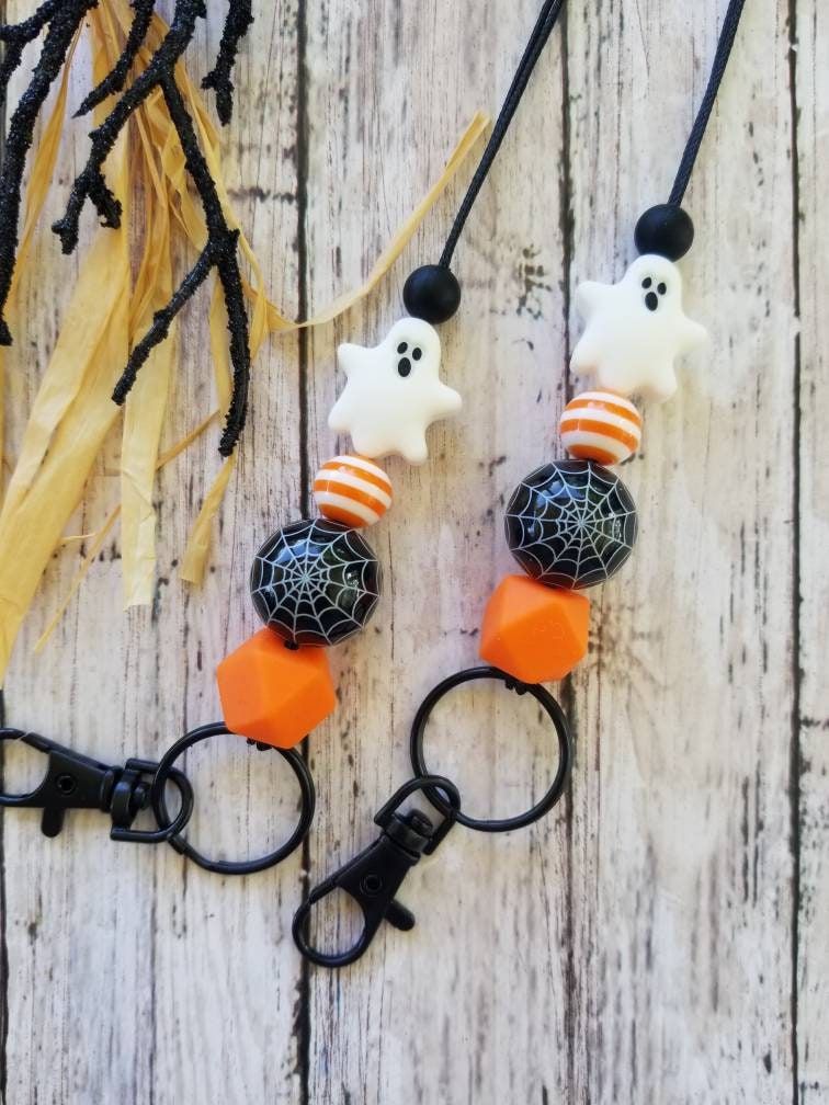 Halloween lanyard teacher lanyard lanyard teacher badge Etsy