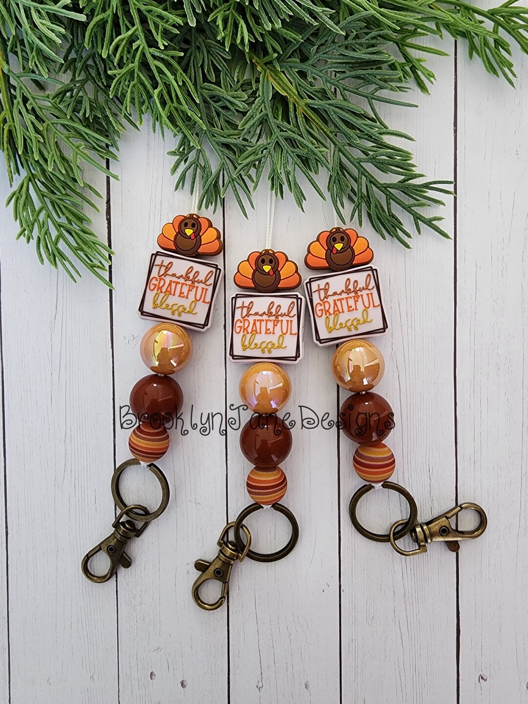 Turkey Lanyard, Thanksgiving, Teacher Lanyard, Lanyard, Teacher, Badge
