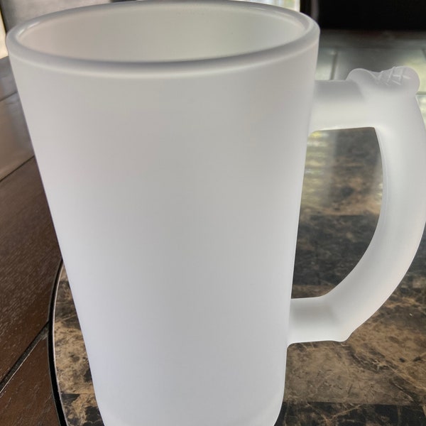 Sublimation frosted beer mug