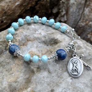St Michael Archangel Rosary Bracelet