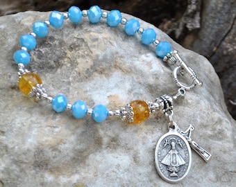 Virgin Of San Juan de los Lagos Rosary Bracelet