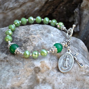 St Raphael Archangel Rosary Bracelet