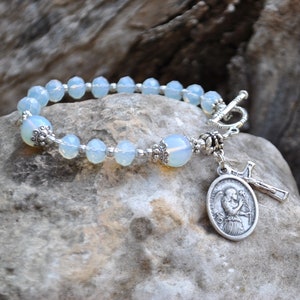 Archangel Gabriel Rosary Bracelet