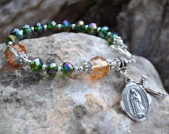 Our Lady Of Guadalupe Rosary Bracelet