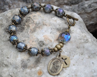 St Francis Of Assisi Rosary Bracelet