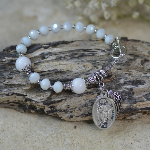 St Gabriel Archangel Rosary Bracelet