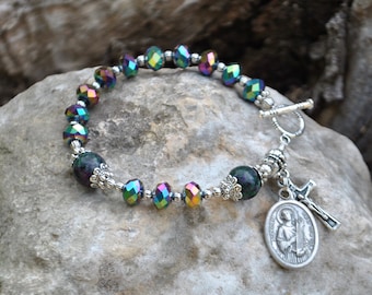 St Cecilia Rosary Bracelet