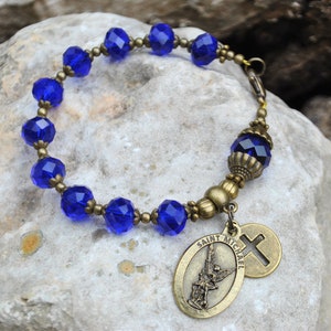 St Michael The Archangel Rosary Bracelet