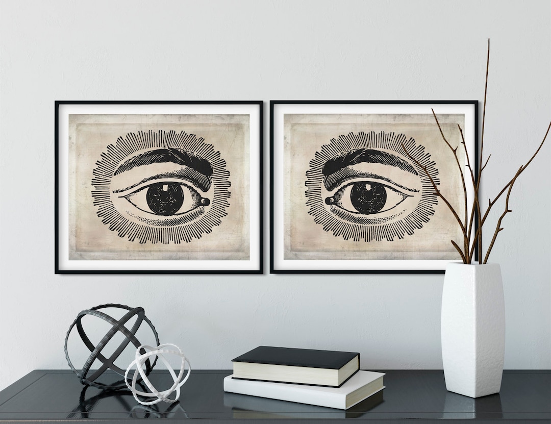 Set of 4 Eye Printables Optometry Clinic Art Eye Art - Etsy