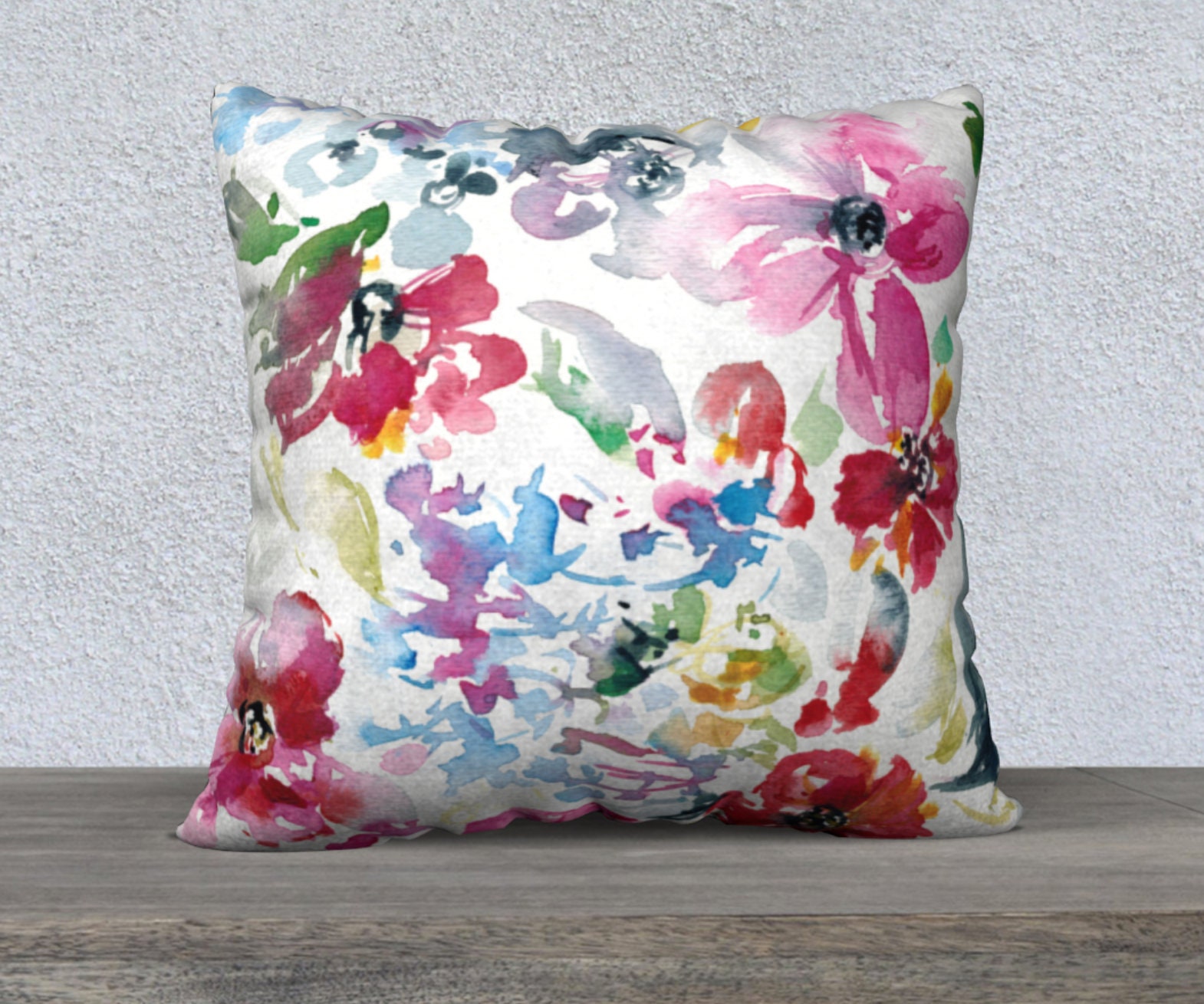 floral print throw pillows