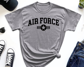 Military Gear Air Force Training PT (Black) - Men's T-shirt