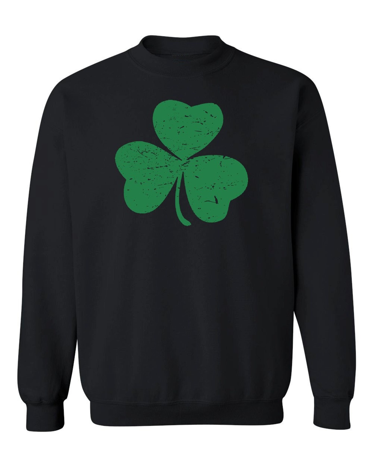 Distressed Shamrock Green Crewneck Sweatshirt - Etsy